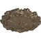 Ekena Millwork Plymouth Ceiling Medallion (Fits Canopies up to 1 5/8"), 16 3/4"OD x 1 3/8"P, Warm Silver CM16PLWSS - alternate 4